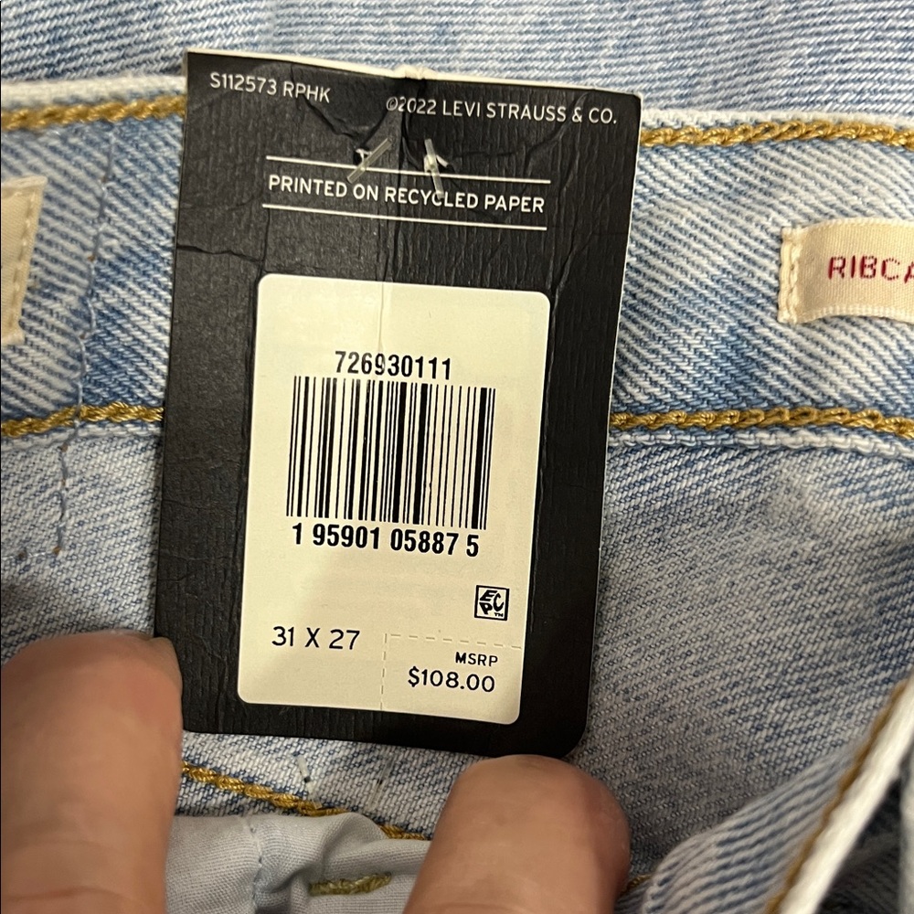 NWT-Levi’s RIBCAGE STRAIGHT ANKLE WOMEN'S JEANS - Picture 11 of 13